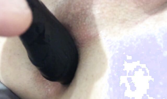 Skinny Twink Gapes His Virgin Hole With Dildo