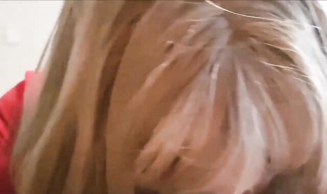 He covers my face and tits with his cum