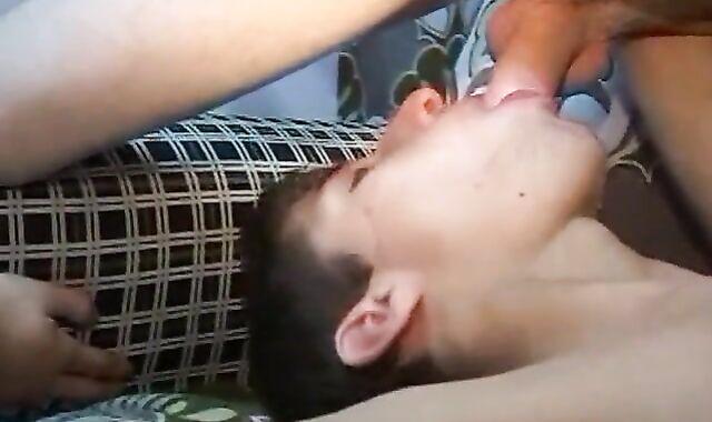 Skinny Turkish Twinks in Steamy Blowjob Session
