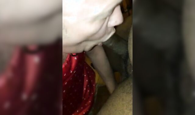 Black Cock Blowjob - Amateur Crossdresser Daddy Swallows 2 Thick Loads 2