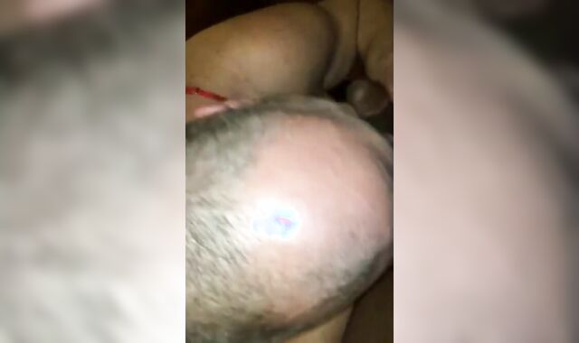 Black Cock Blowjob - Amateur Crossdresser Daddy Swallows 2 Thick Loads 2