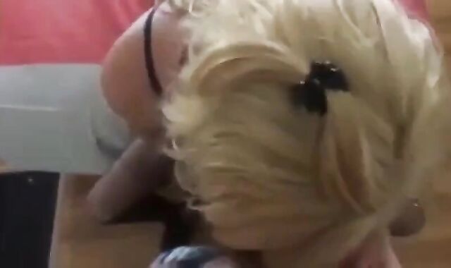 Crossdresser Cock Sucking Fun