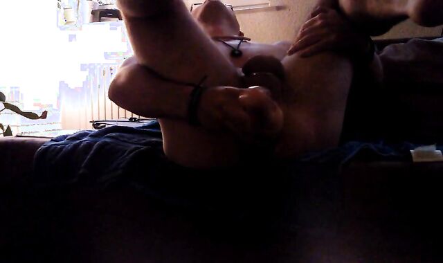 Twink Plays with Dildo on Webcam