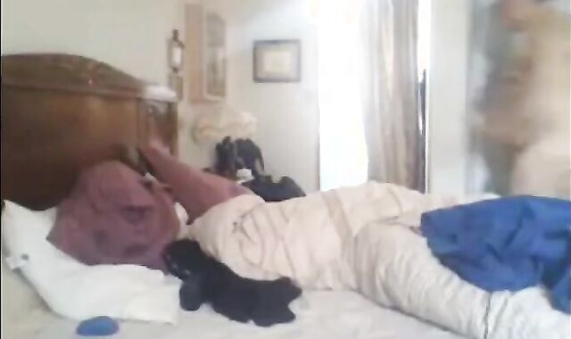 Grandpa Strokes His Meat