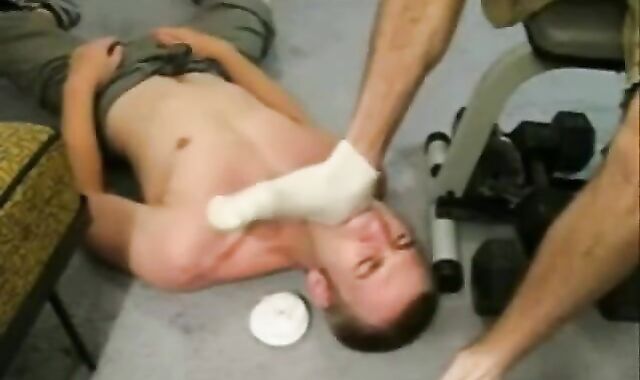 Big Cock Worships Amateur's Socked Feet