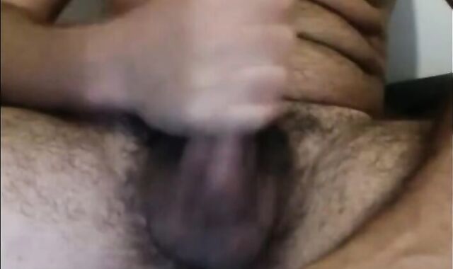 Hairy Uncut Latino With A Big Dick