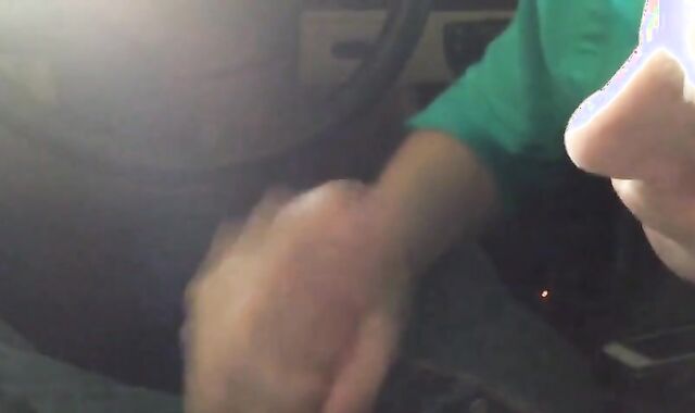 Dirty Car Blowjob: Outdoor Amateur Fun with CIM Swallow
