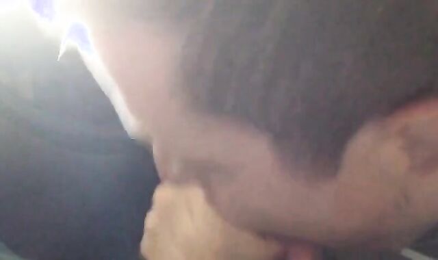 Dirty Car Blowjob: Outdoor Amateur Fun with CIM Swallow