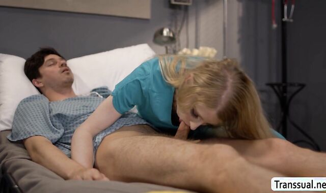 Giving my patient a blowjob medicine to feel better