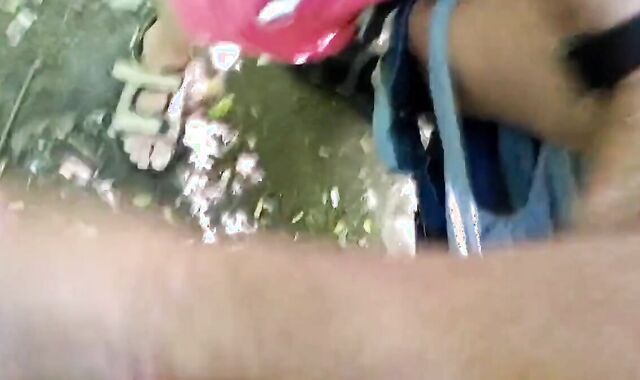 Group Sex in the Park with Three Amateur Men