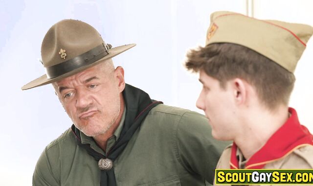 Wow, just WOW! Scout boy anal fucked by scout master!
