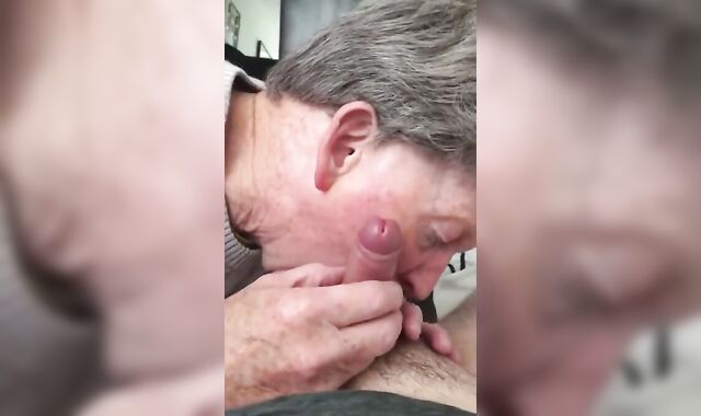 Old-Young Hunk Blowjob