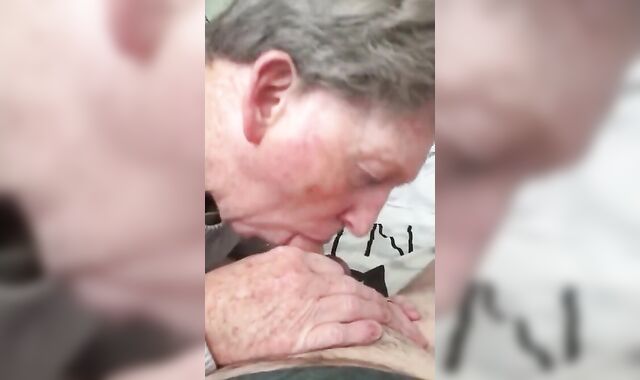 Old-Young Hunk Blowjob