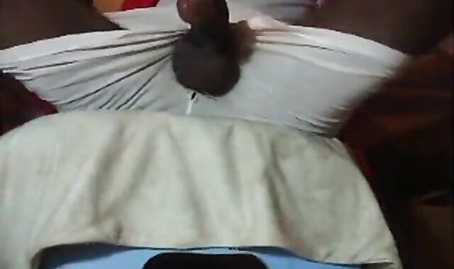 Big Black Cock Strokes His Meat Solo 3