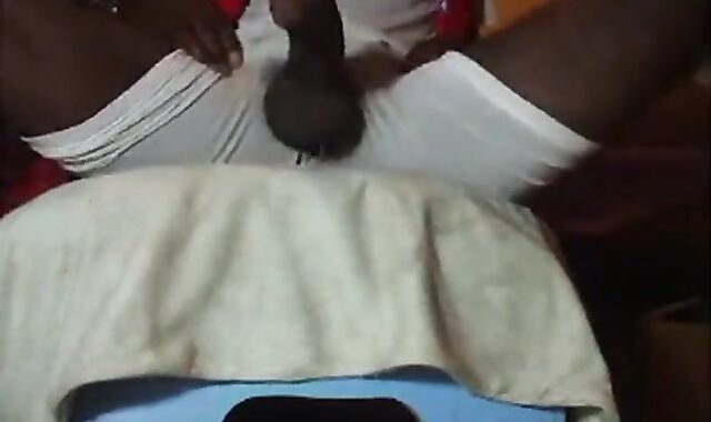 Big Black Cock Strokes His Meat Solo 3