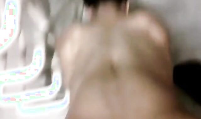 Bareback Staircase Fuck with Big Black Cock