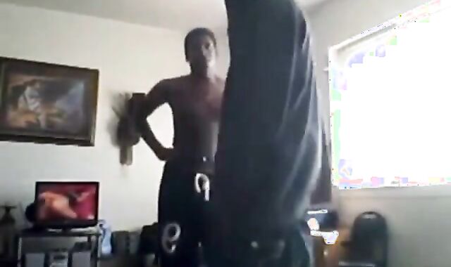 Black Amateur Big Cock Fucks Straight Friend