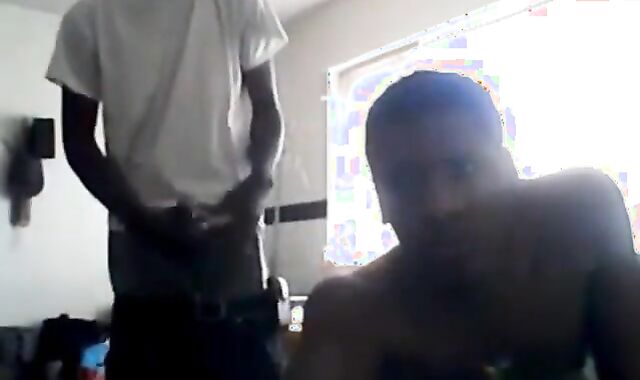 Black Amateur Big Cock Fucks Straight Friend