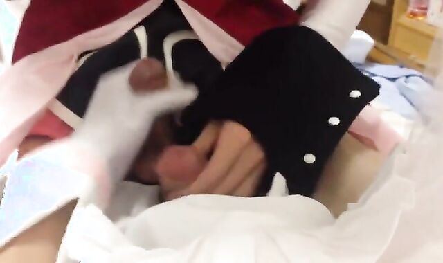 Cosplay Blowjob by Asian Crossdresser