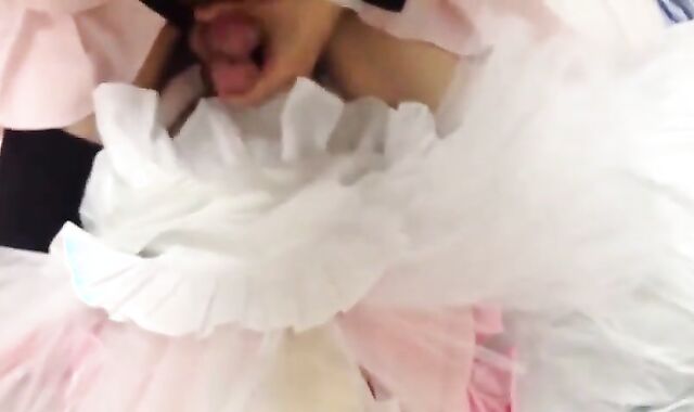 Cosplay Blowjob by Asian Crossdresser