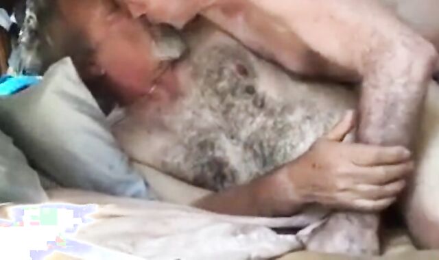 Bareback Daddy Gets Fucked Hard 2