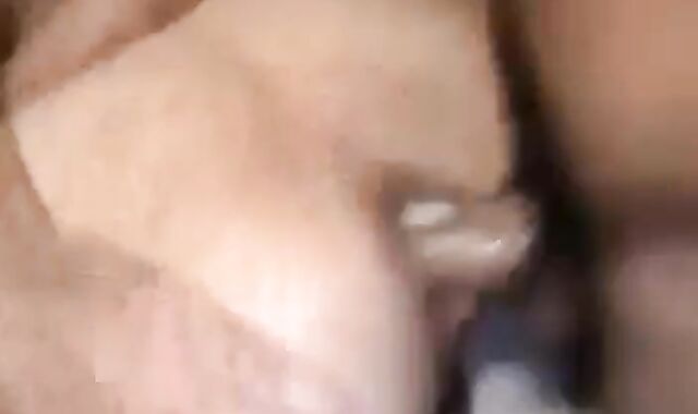Bareback Black Amateur Takes Thick Sticky Cream Pie 3
