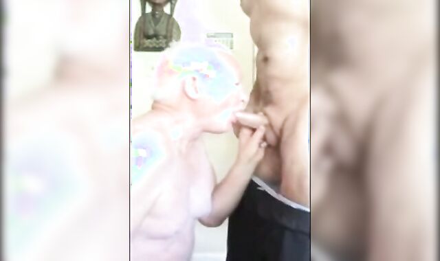 Daddy Barebacks Young Lad After Blowjob