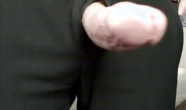 Daddy's Huge Cock Stroked by Amateur