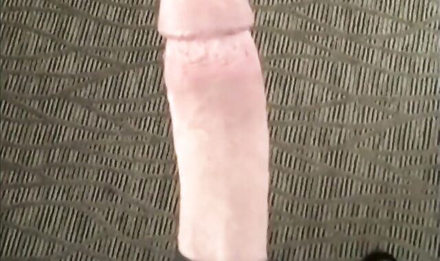 Daddy's Huge Cock Stroked by Amateur
