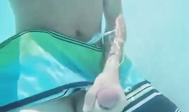 Public Pool Masturbation Caught on Tape 3