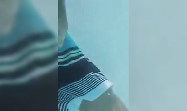 Public Pool Masturbation Caught on Tape 3