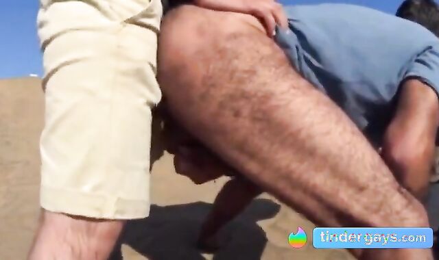 Bareback Outdoor Fun with a Stranger on a Dune 2