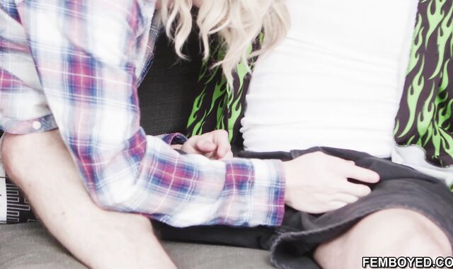 Skater Femboy Takes A Ride On BF's Fat Stick