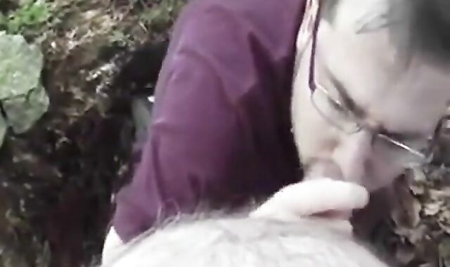 Bear Cub Blows a Load in His Mouth and Swallows 3