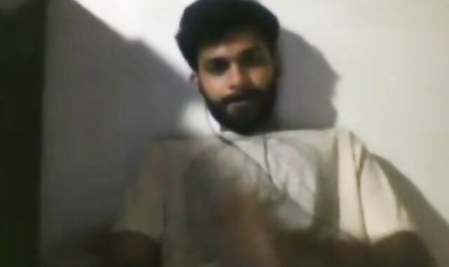 Big-Cock Indian Guy Jerks Off on Webcam