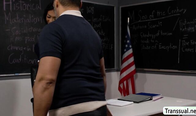 Sucking my teachers BBC to pass my college