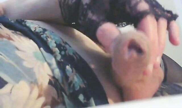 Slow Stroking my Cock till I Cum Hard