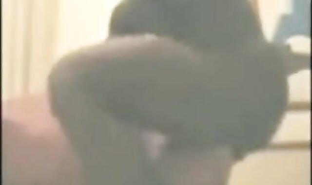 Black Amateur Gives a Blowjob to a Frenchman