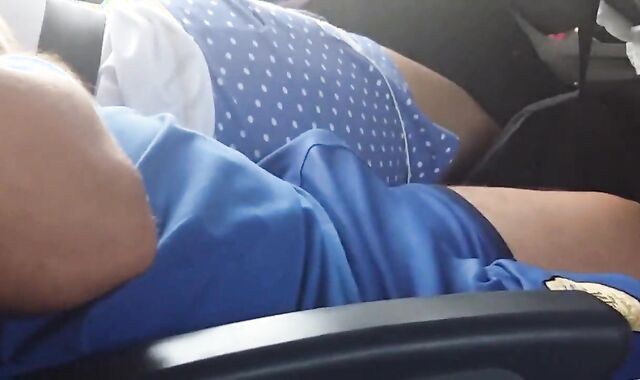 Daddy's Big Cock on the Bus