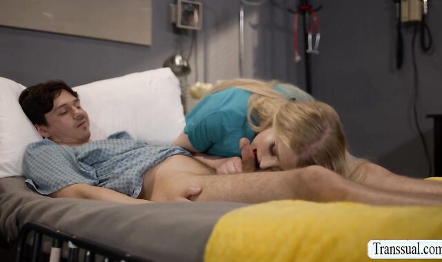 Giving my handsome patients a blowjob medicine