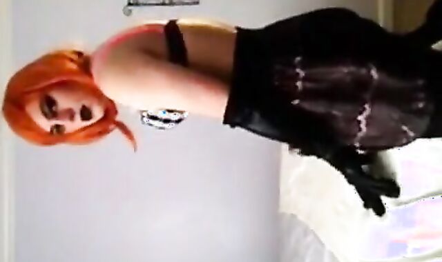 Emo Crossdresser Cums for You 2