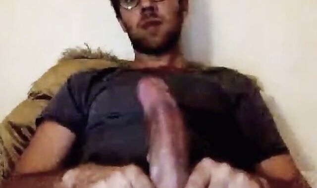 French Stud Shoots a Big Load - Amateur Webcam Solo