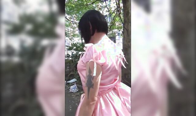 Sissy Crossdresser's Public Walk of Shame