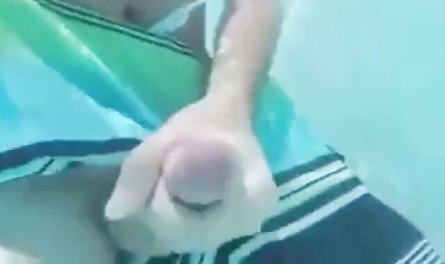 Underwater Jerk-Off Session Outdoors - Amateur Style 2