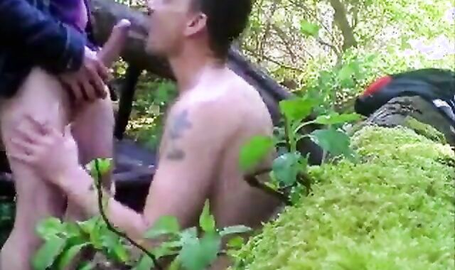 Outdoor Amateur Gay Cruising Caught on Tape