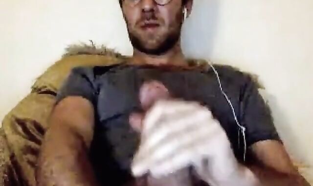 French Stud Shoots a Big Load - Amateur Webcam Solo 2