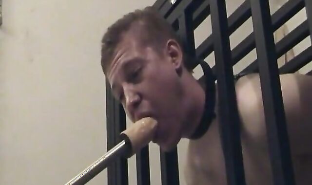 Mouth Training: Sub Twink'S Toy Play with An Older Dom