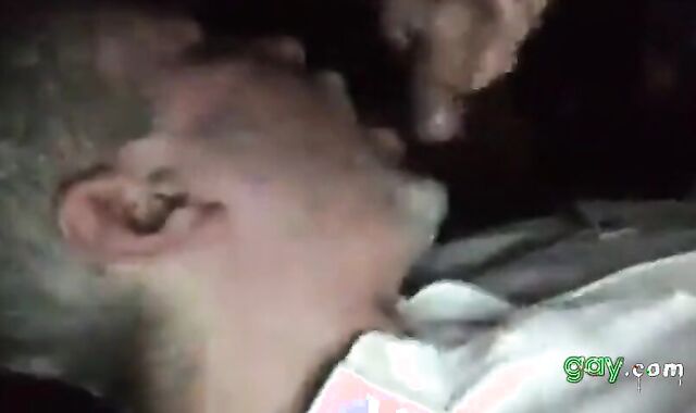Mature Daddy Blows Young Stud in Cruising Cinema