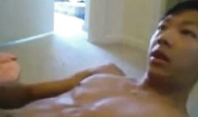 Asian Twink Rides Dildo For Huge Orgasm