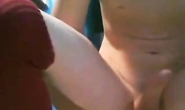 Emo Twink Rides Hairbrush for Intense Solo Orgasm